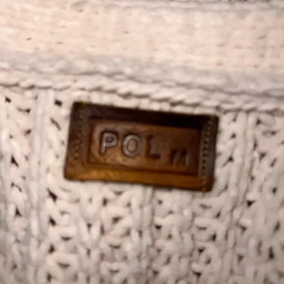 Anthropologie pol cream soft cute sweater - Picture 10 of 11